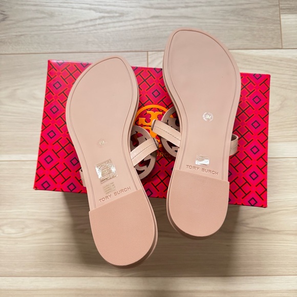 ☀️NEW☀️Tory Burch Miller Sandals Sand - Picture 5 of 10